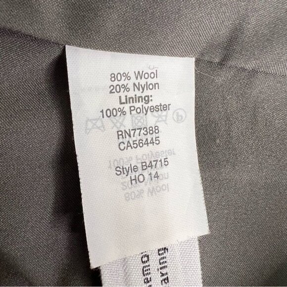 Madewell Grey Wool Mini Skirt Size 4 - Picture 8 of 8